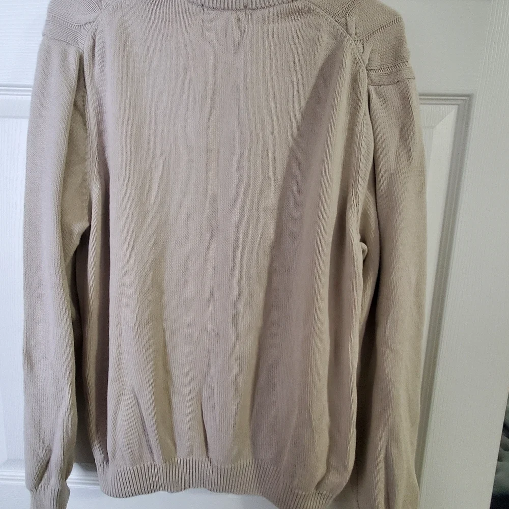 LYLE & SCOTT SCOTLAND 100% COMBED COTTON KNIT SWEATER MENS MED.